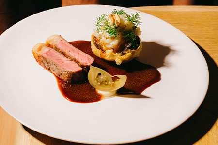 Moderne surf en turf