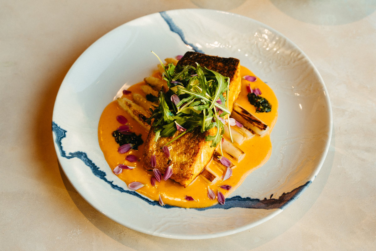 zalm met gochujang botersaus