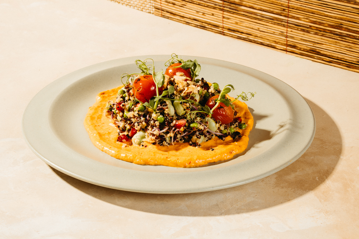 zwarte rijst bulgursalade