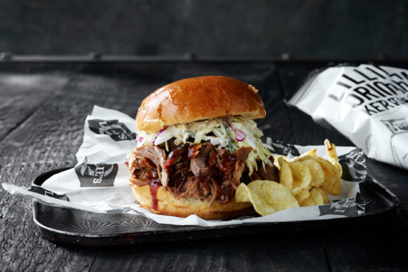 Pulled pork sandwich