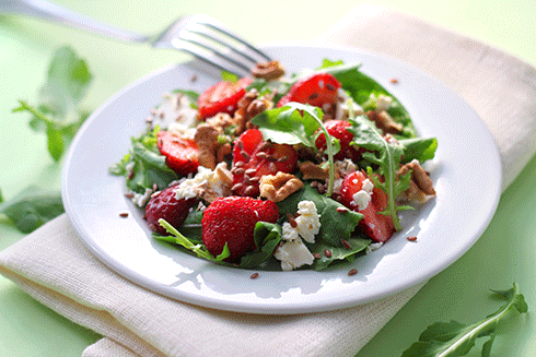 geitenkaas aardbei salade