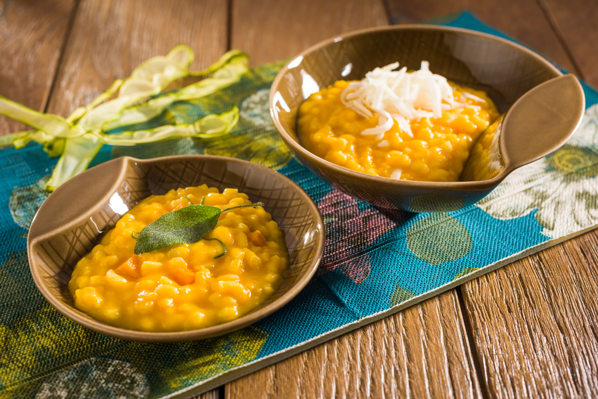 Pompoen risotto met pecorino