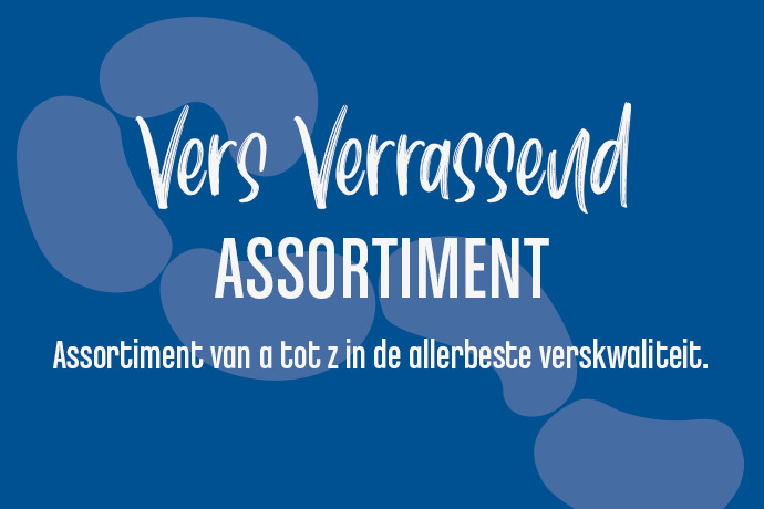 Vers Verrassend assortiment van a tot z in de allerbeste verskwaliteit